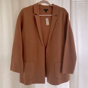 Talbots Women's Tan Cardigan Sweater blazer